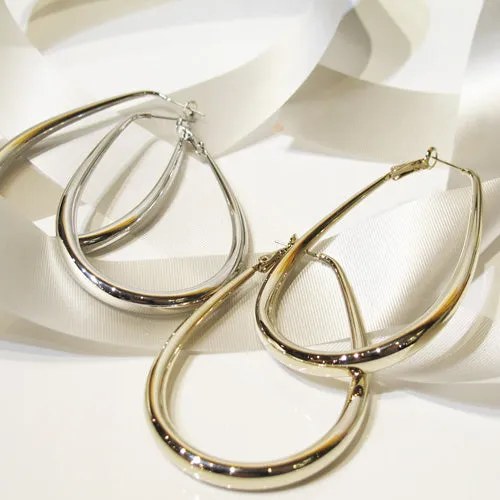 Elegant Bold Hoop Earrings