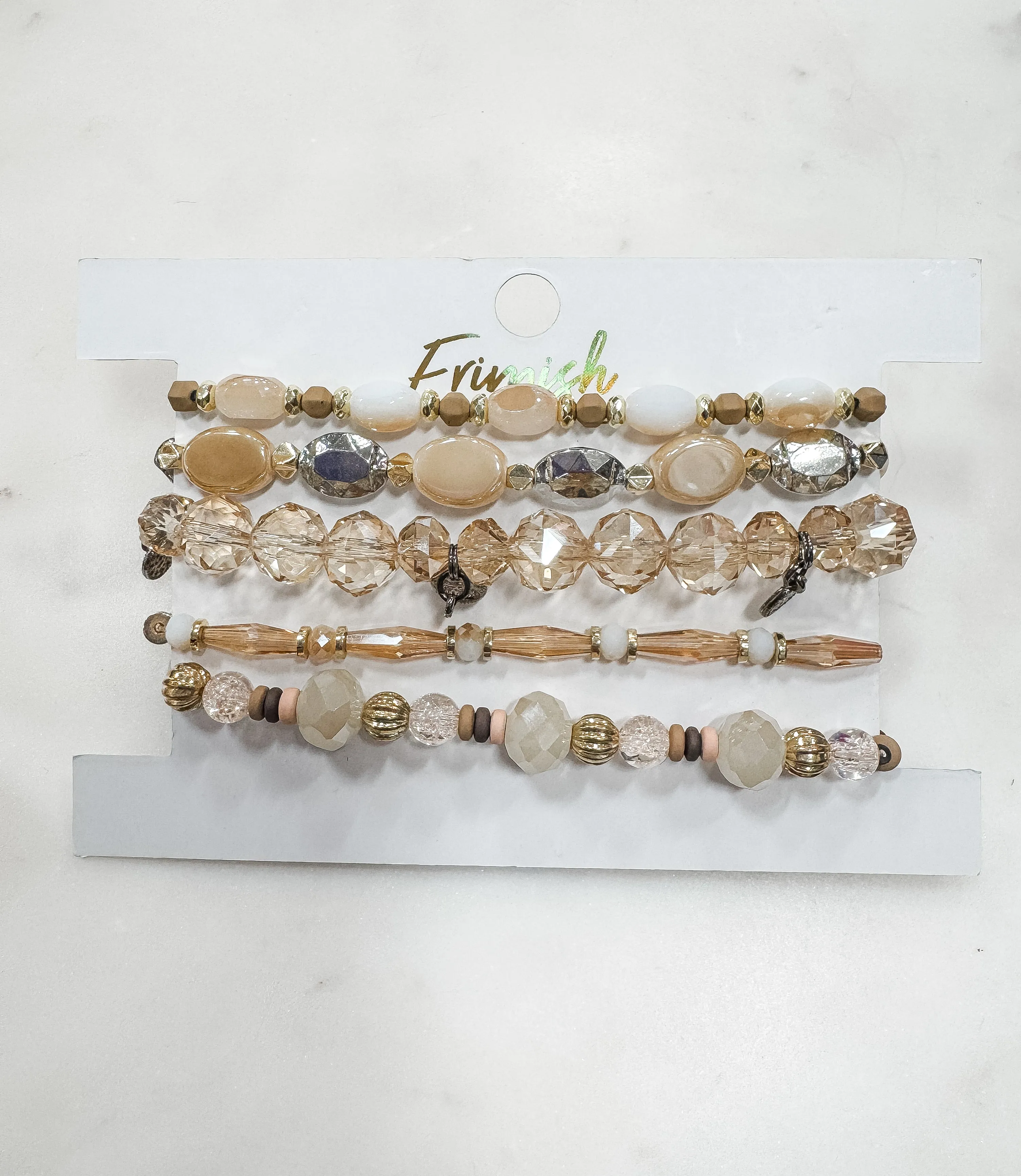 Erimish Neutral Glam Stacks