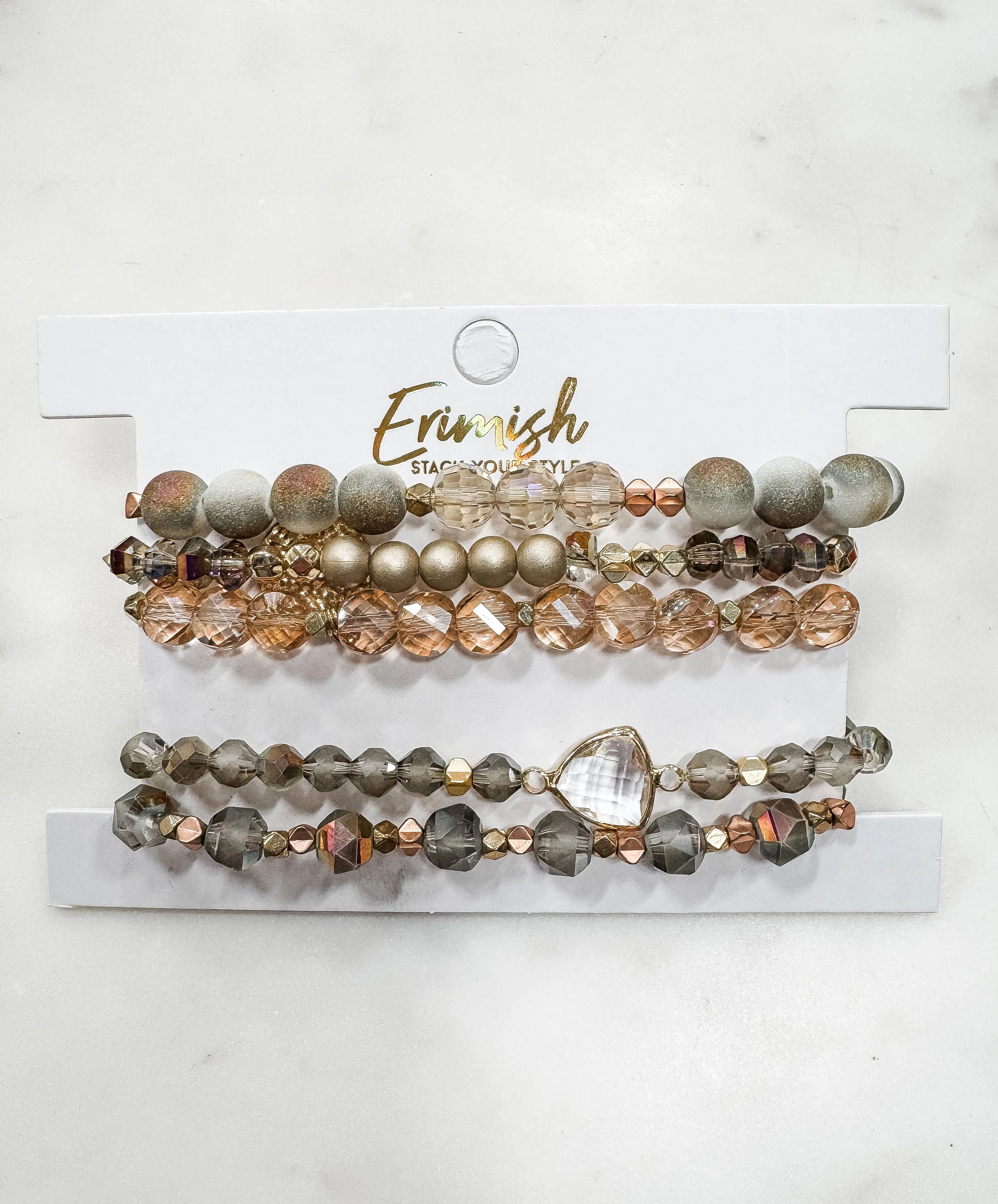 Erimish Neutral Glam Stacks