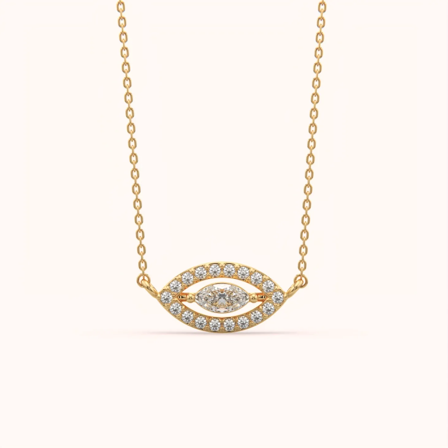 Eye-Catching Diamond Necklace