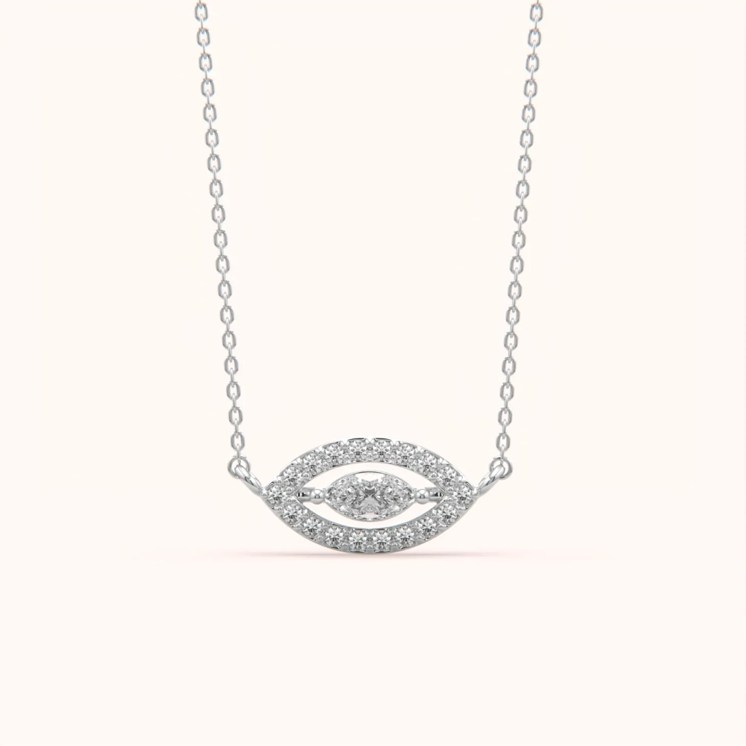 Eye-Catching Diamond Necklace