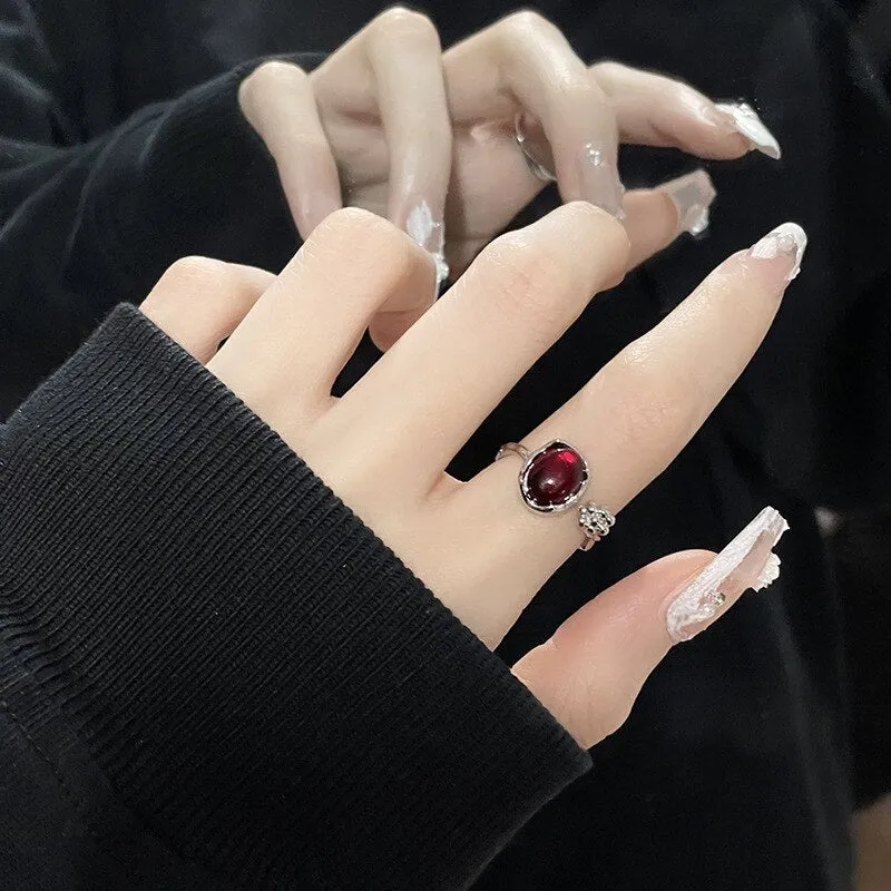 Fairycore Inspired Unique Charm Ring Collection