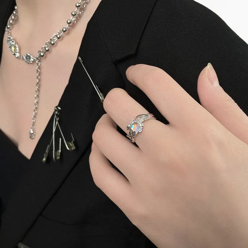 Fairycore Inspired Unique Charm Ring Collection