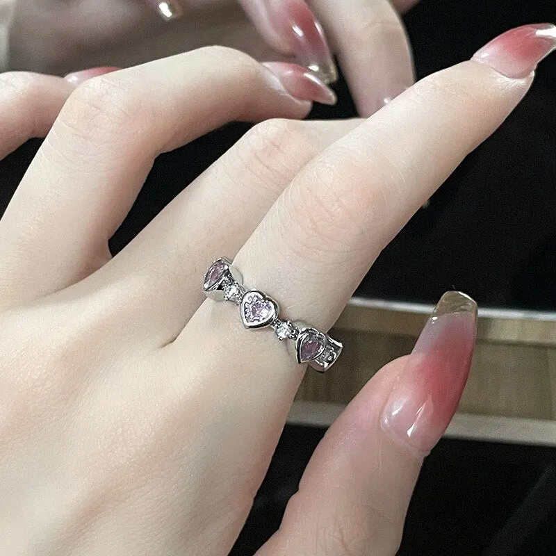 Fairycore Inspired Unique Charm Ring Collection