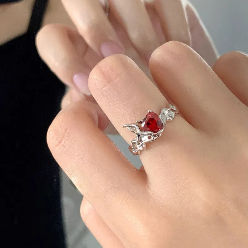 Fairycore Inspired Unique Charm Ring Collection