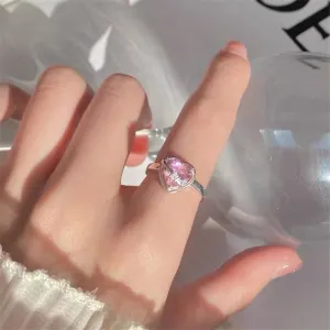 Fairycore Inspired Unique Charm Ring Collection