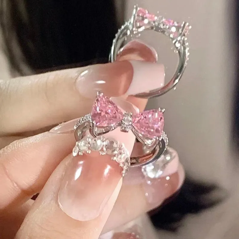 Fairycore Inspired Unique Charm Ring Collection