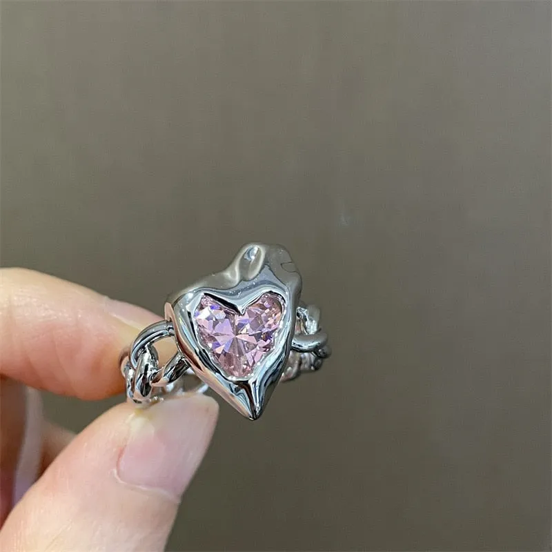Fairycore Inspired Unique Charm Ring Collection