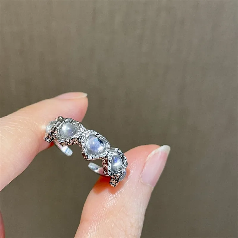 Fairycore Inspired Unique Charm Ring Collection