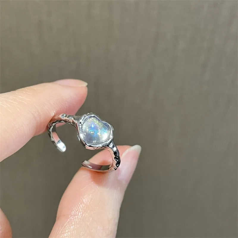 Fairycore Inspired Unique Charm Ring Collection