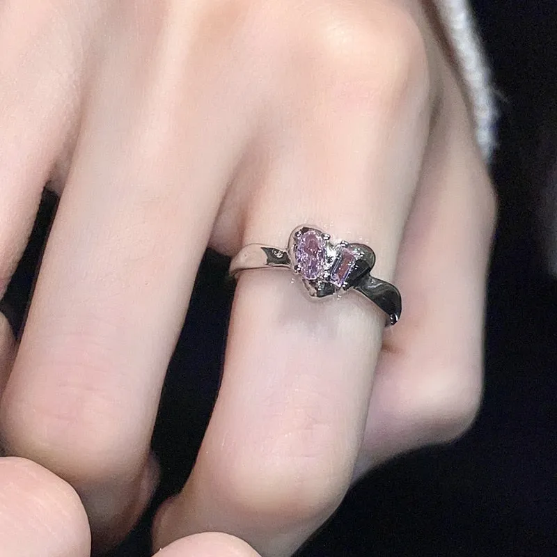 Fairycore Inspired Unique Charm Ring Collection