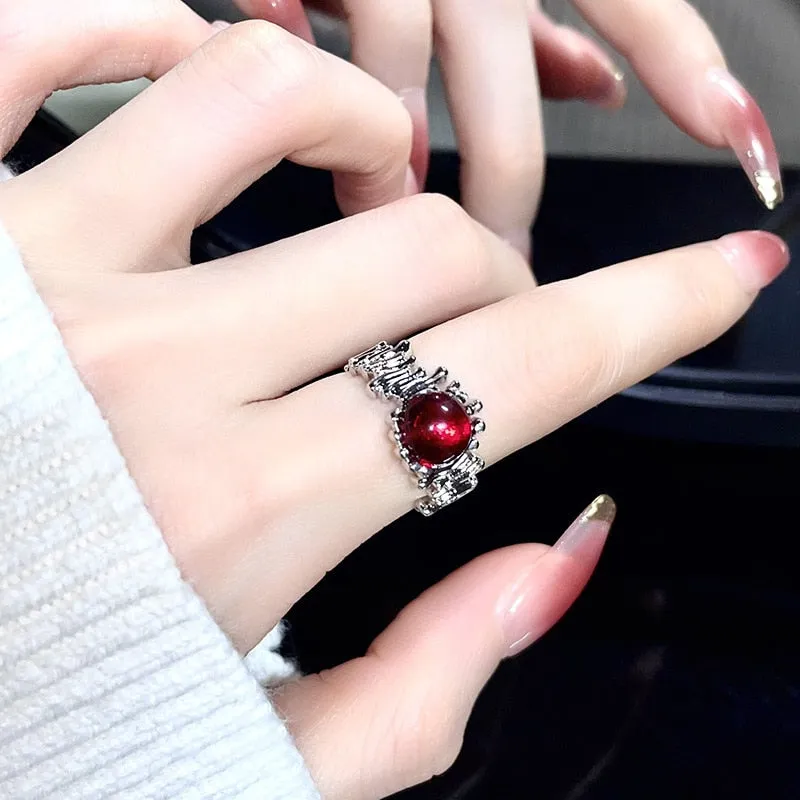 Fairycore Inspired Unique Charm Ring Collection