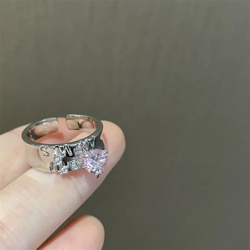 Fairycore Inspired Unique Charm Ring Collection
