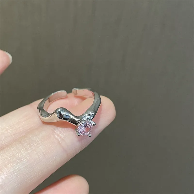 Fairycore Inspired Unique Charm Ring Collection