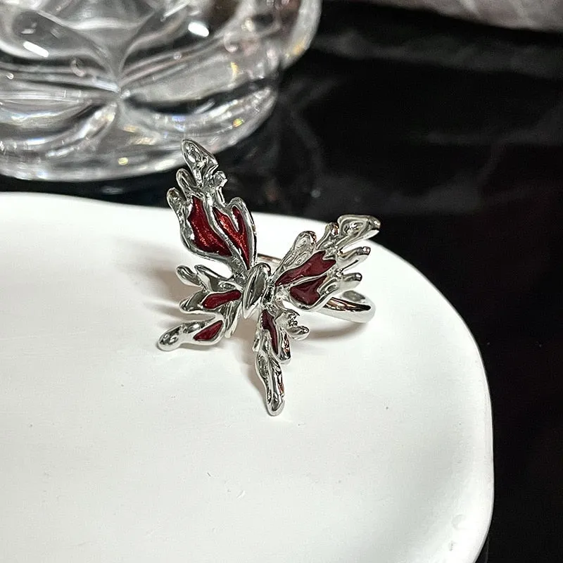 Fairycore Inspired Unique Charm Ring Collection