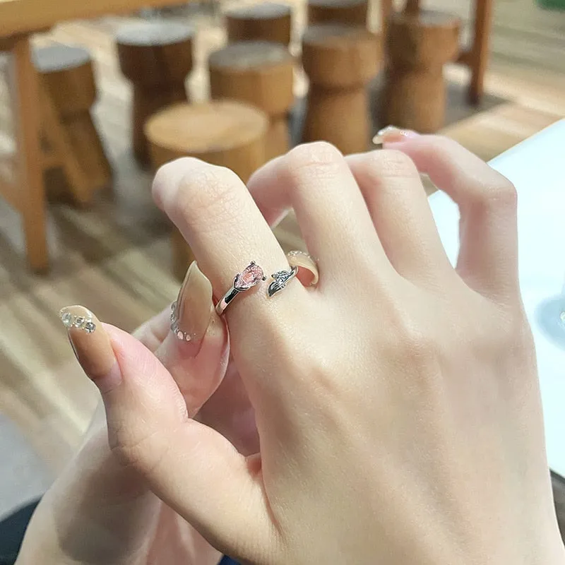 Fairycore Inspired Unique Charm Ring Collection