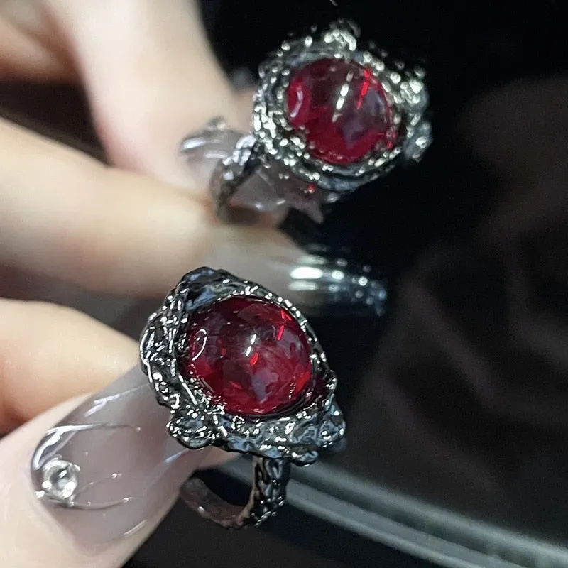 Fairycore Inspired Unique Charm Ring Collection