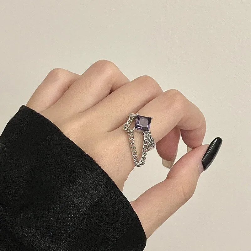 Fairycore Inspired Unique Charm Ring Collection