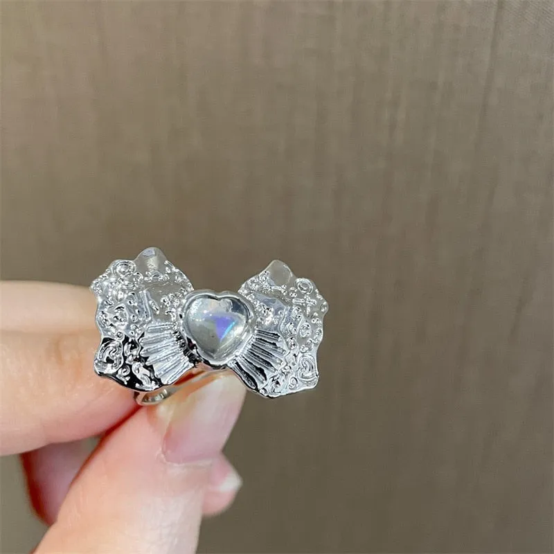 Fairycore Inspired Unique Charm Ring Collection