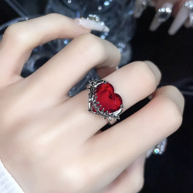 Fairycore Inspired Unique Charm Ring Collection