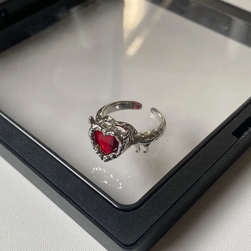 Fairycore Inspired Unique Charm Ring Collection