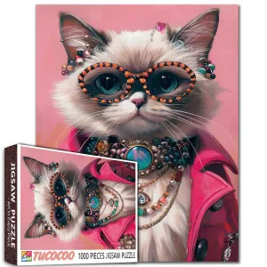 Fashionable Cat Jigsaw Puzzle