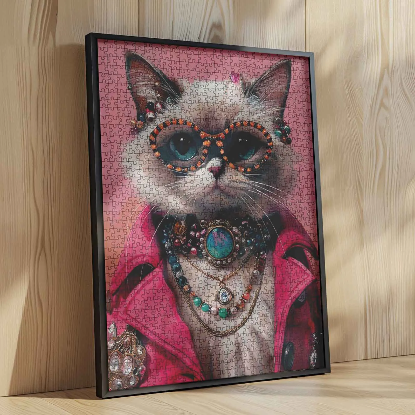 Fashionable Cat Jigsaw Puzzle