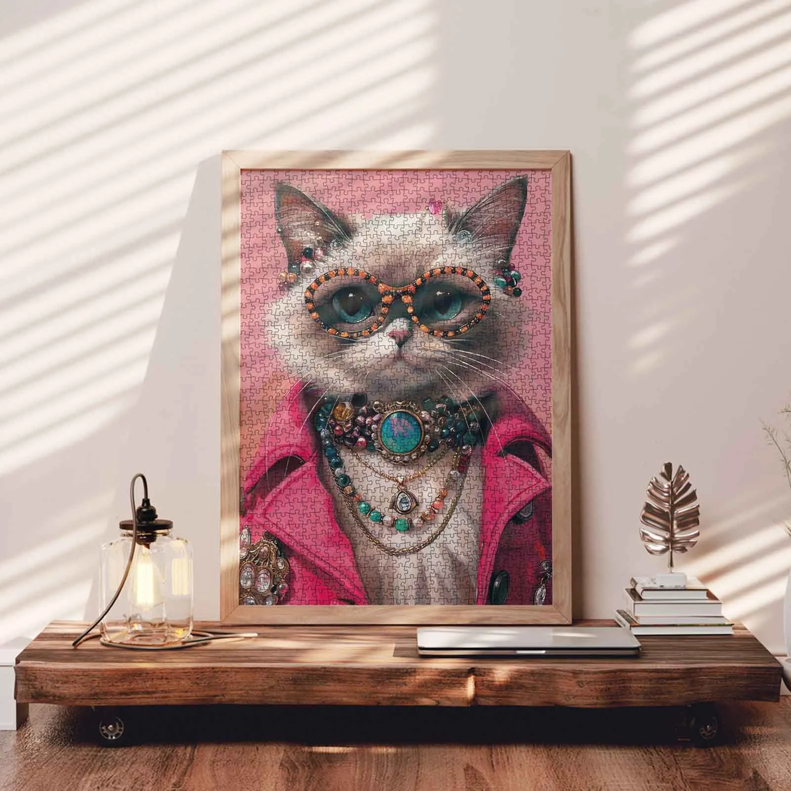 Fashionable Cat Jigsaw Puzzle