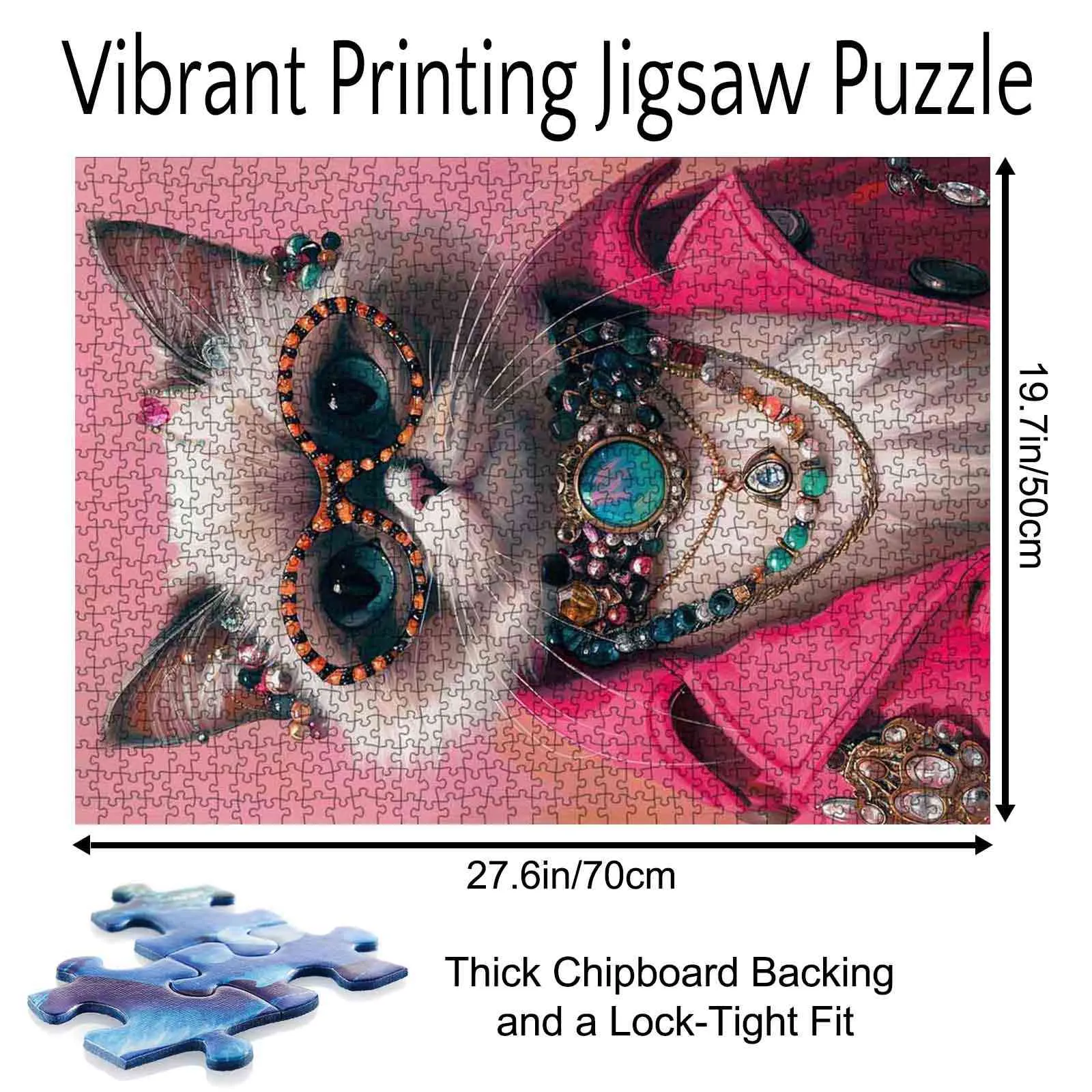 Fashionable Cat Jigsaw Puzzle