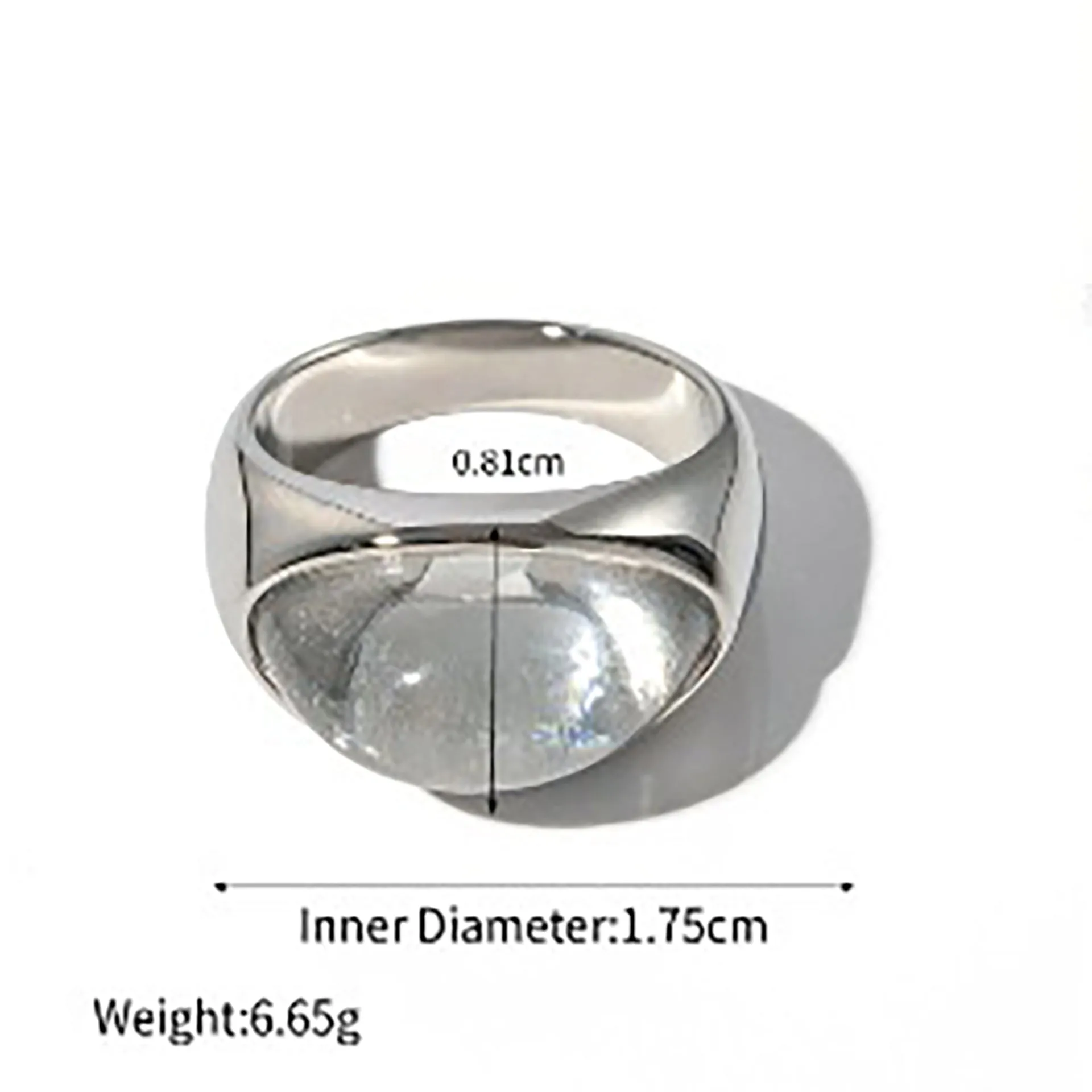 Fashionable simple geometric design earrings necklace bracelet ring set