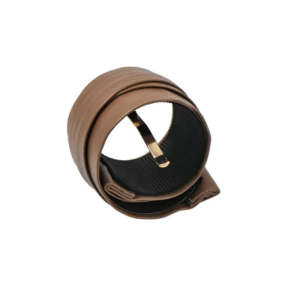 Faux Leather Roll Ponytail Cuff