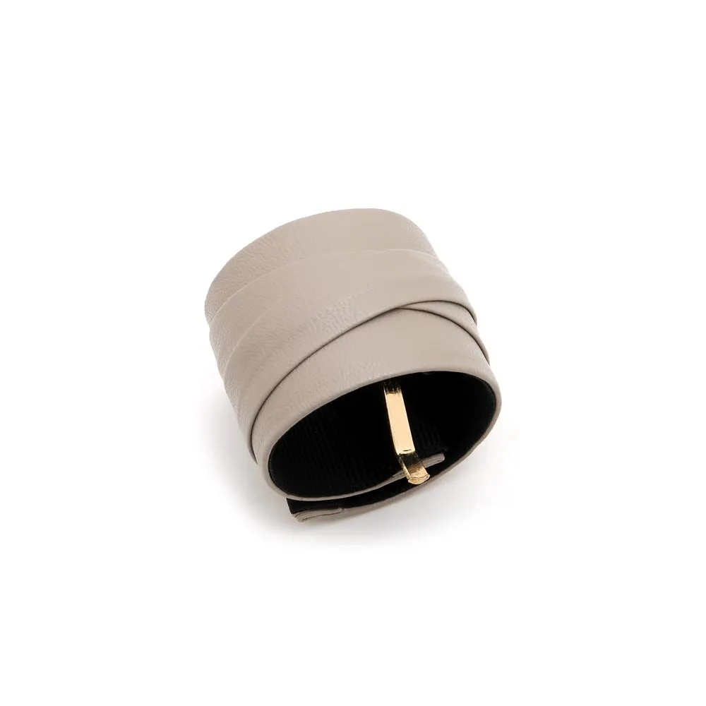 Faux Leather Roll Ponytail Cuff