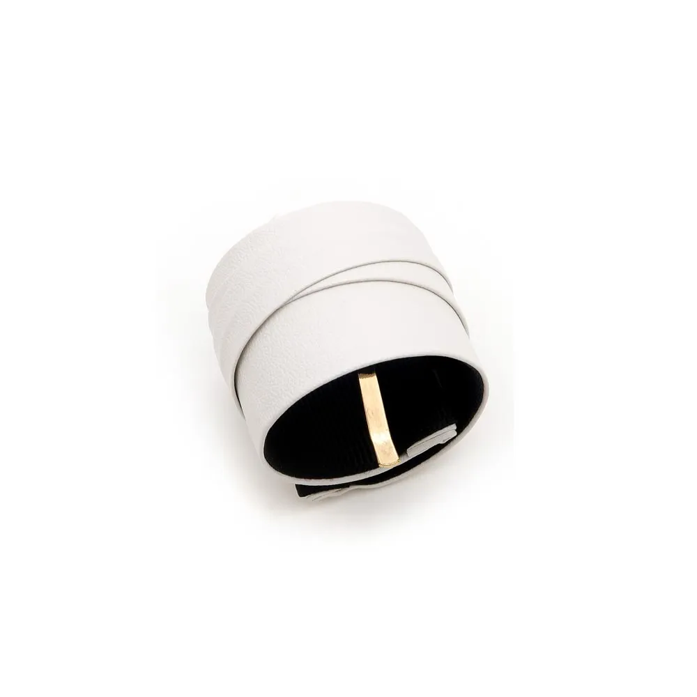 Faux Leather Roll Ponytail Cuff