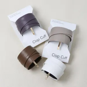 Faux Leather Roll Ponytail Cuff