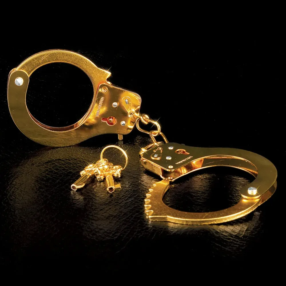 Fetish Fantasy Series Gold Metal Cuffs