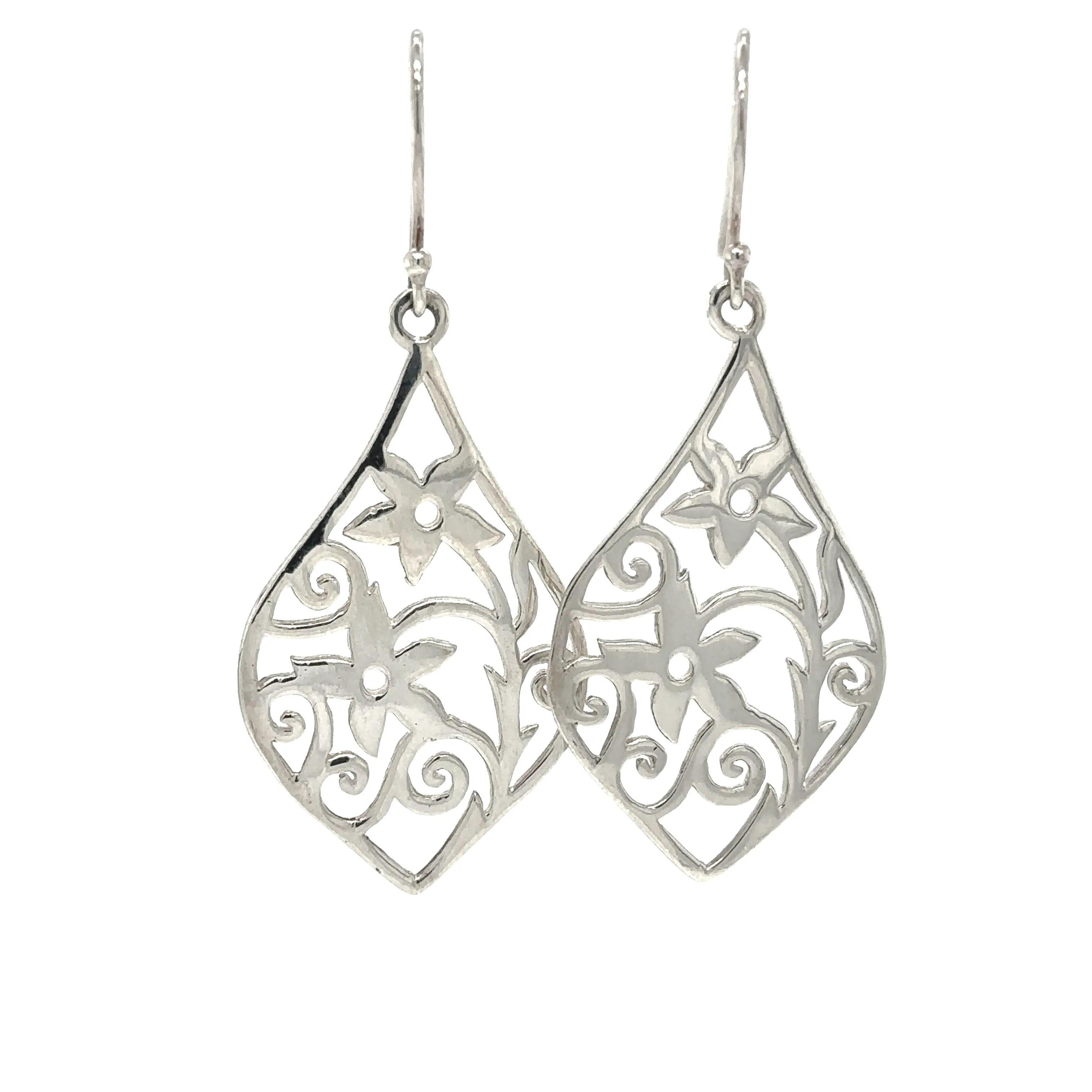 Floral Scene Earrings