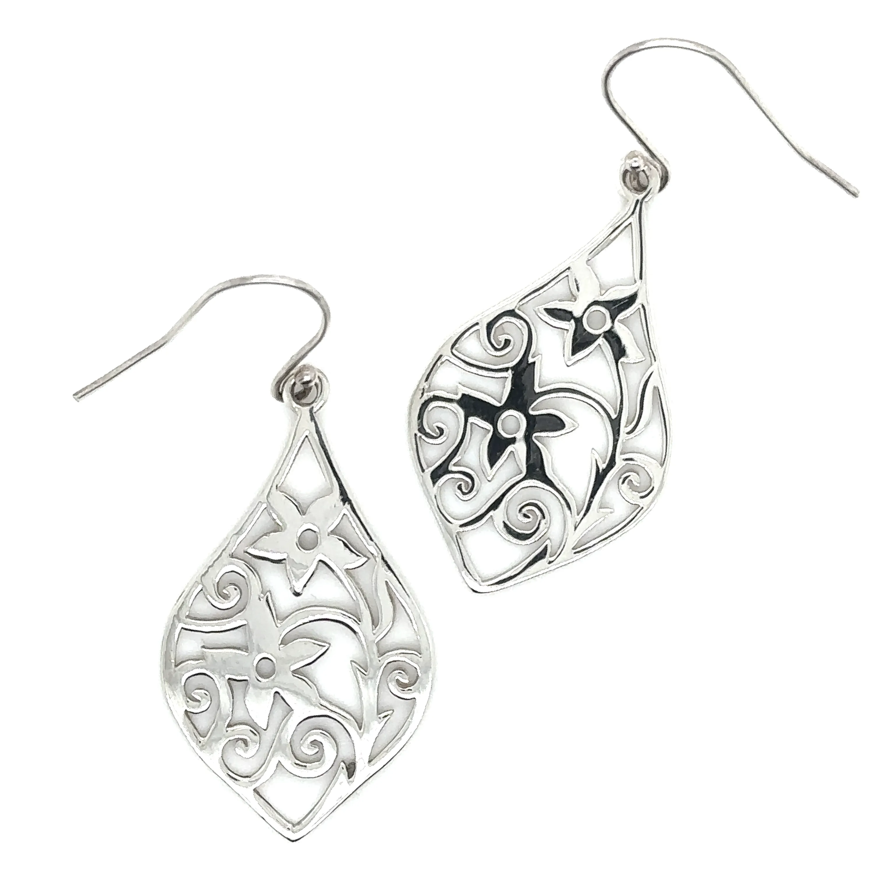 Floral Scene Earrings