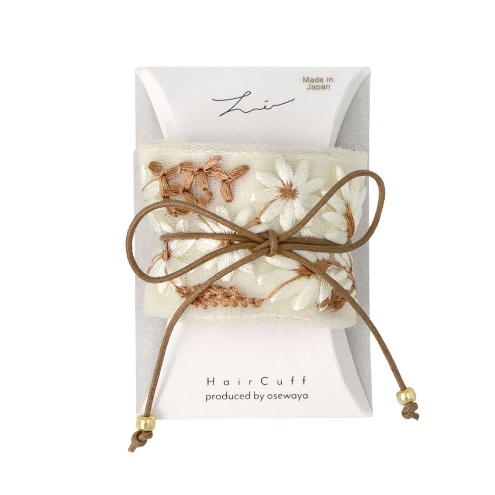 Flower Embroidery Pony Hook