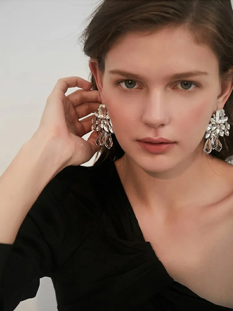 FN Irregular Pattern Minimalist Tassel Earrings LOJS118