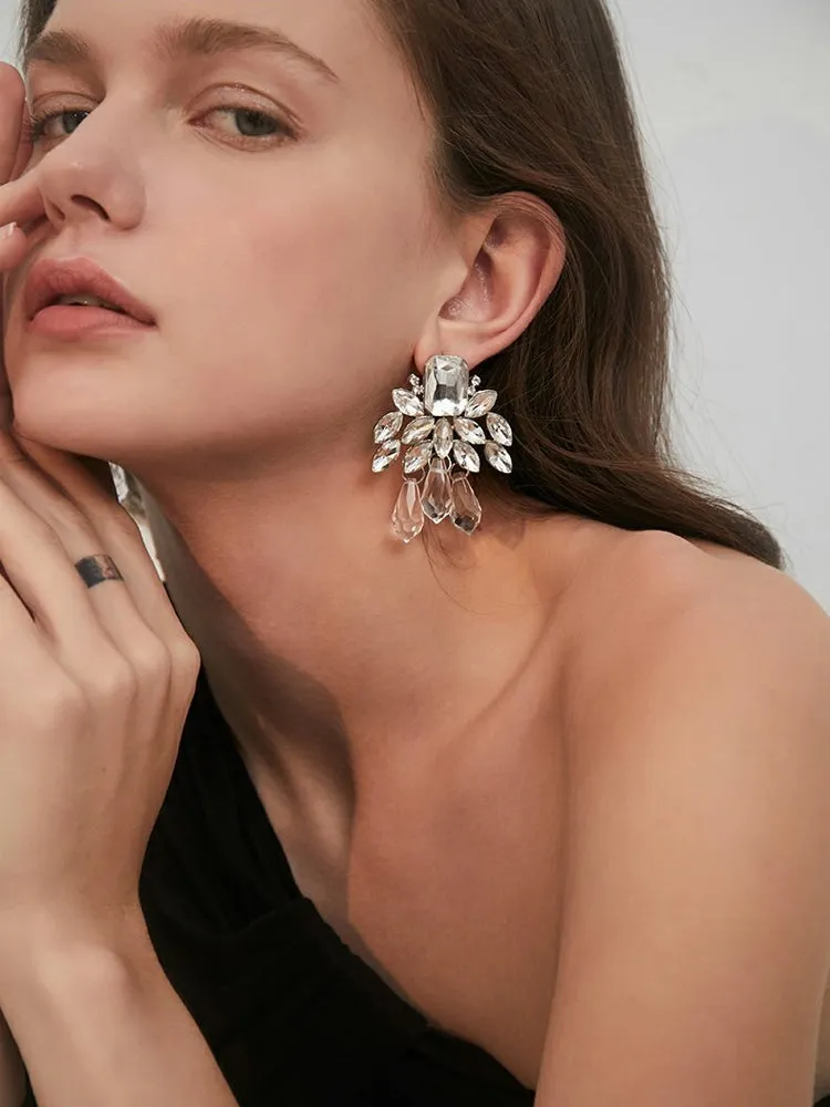 FN Irregular Pattern Minimalist Tassel Earrings LOJS118