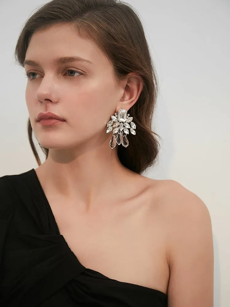 FN Irregular Pattern Minimalist Tassel Earrings LOJS118
