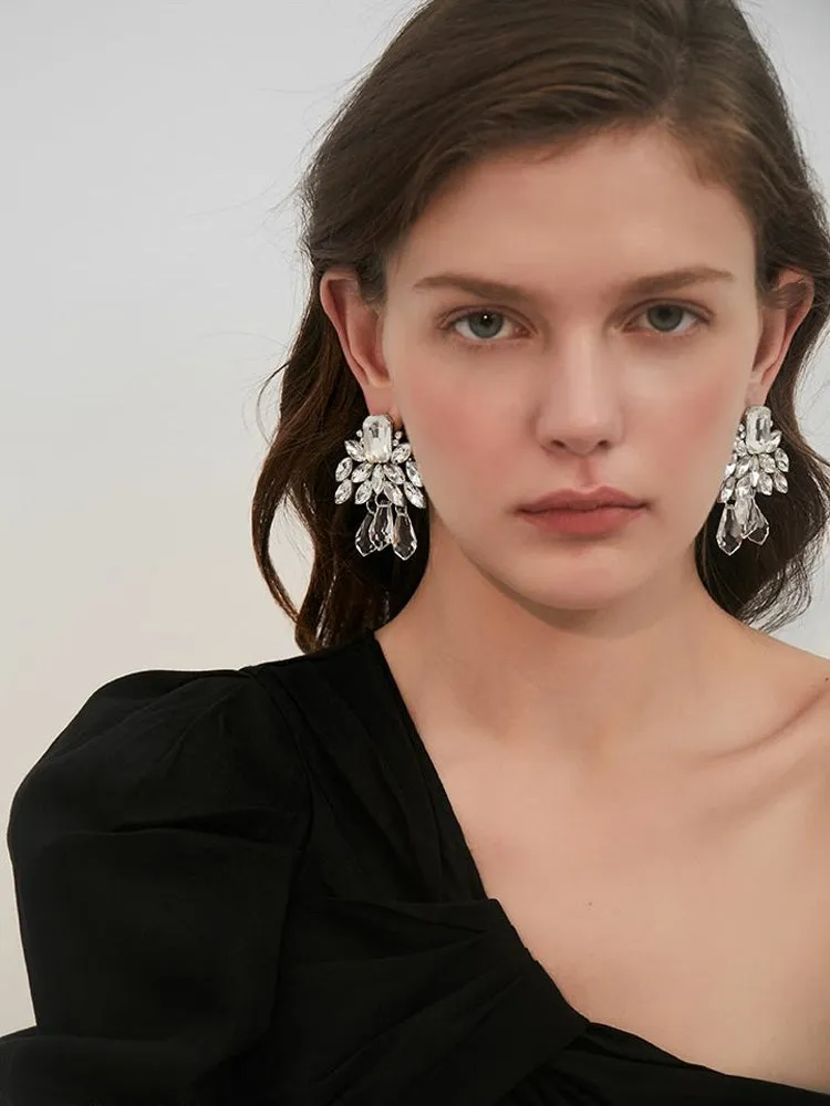 FN Irregular Pattern Minimalist Tassel Earrings LOJS118
