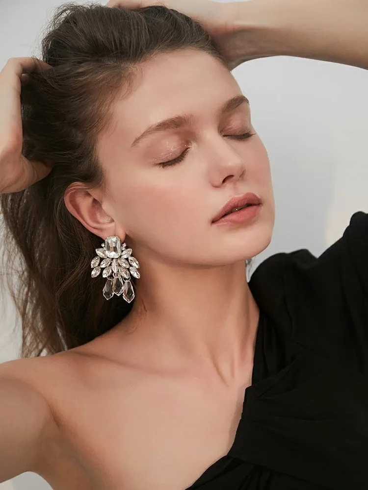 FN Irregular Pattern Minimalist Tassel Earrings LOJS118