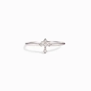 For Daughter Pray On It Minimalist Cross Ring
