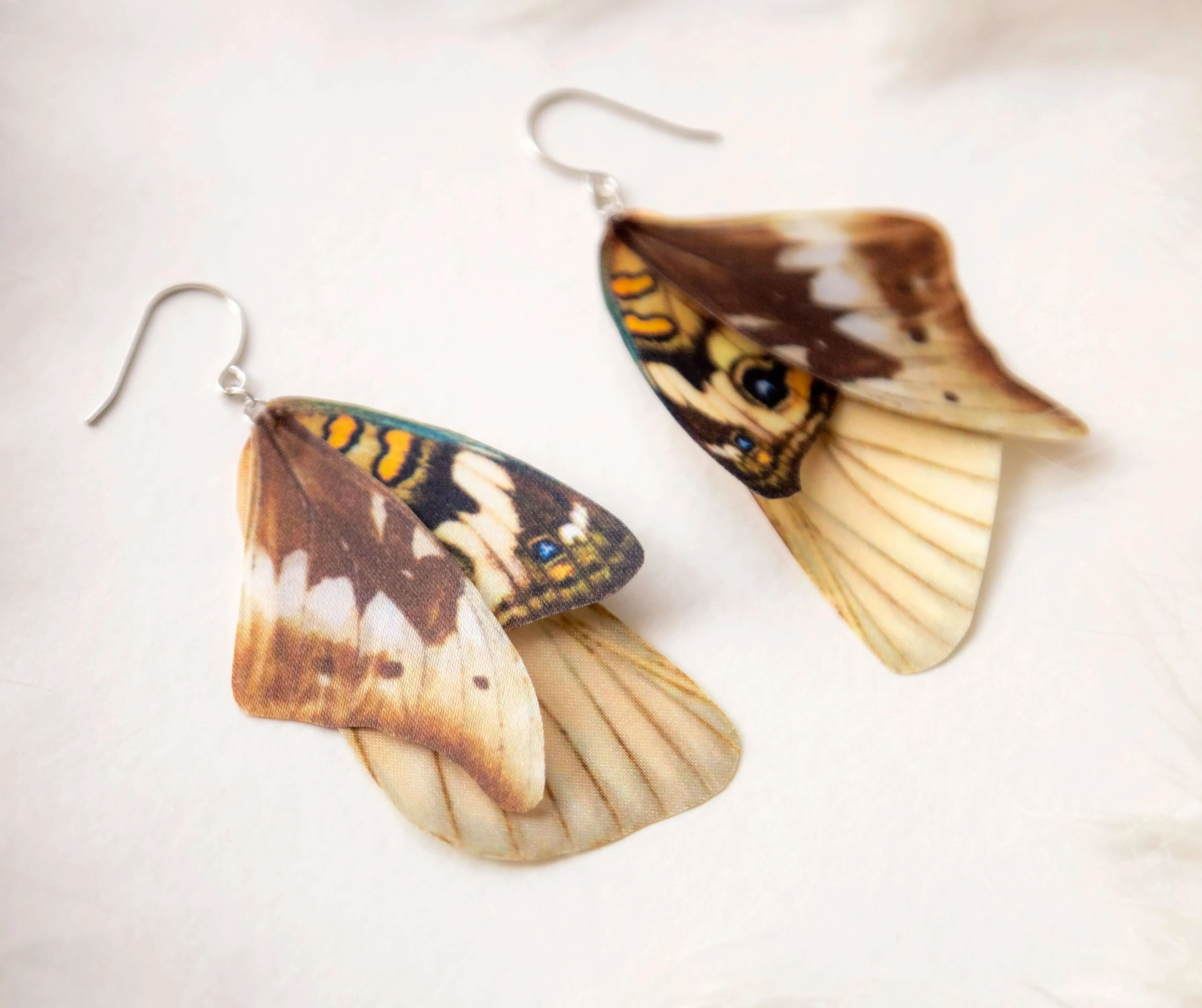 Funky Whimsigoth Moth Wing Earrings