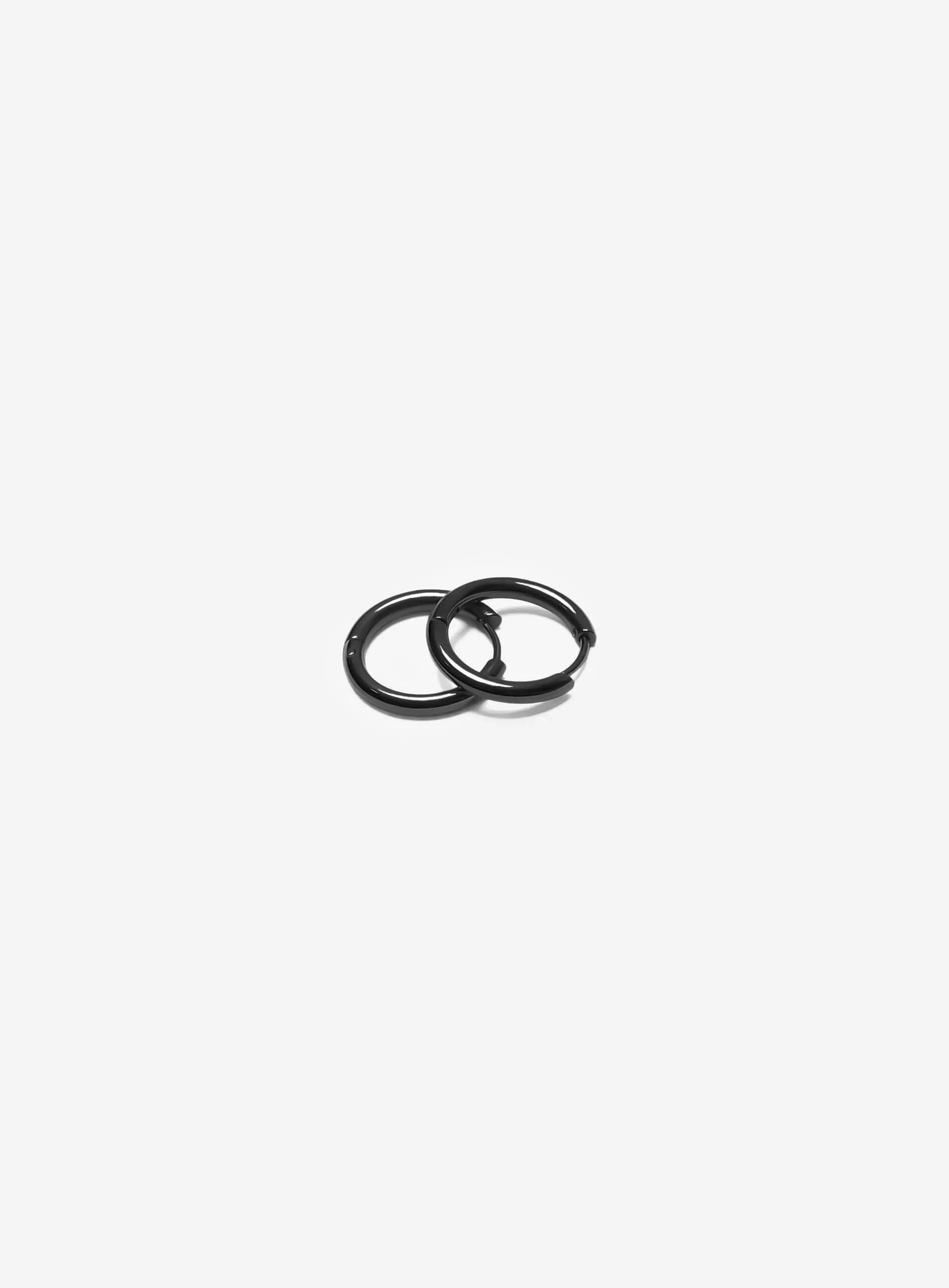 GD Simple Half Round Hoop Earrings