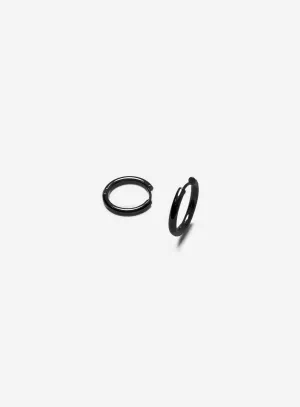 GD Simple Half Round Hoop Earrings