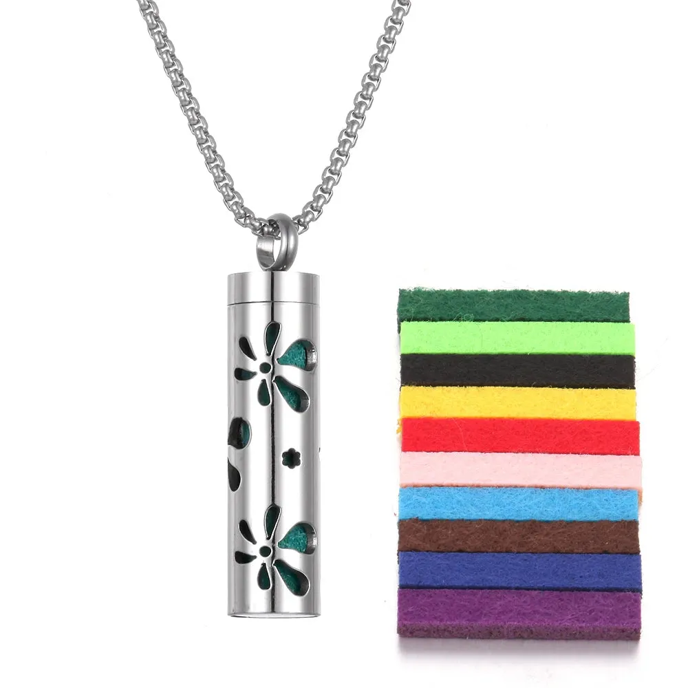 Geometric Aromatherapy Necklace
