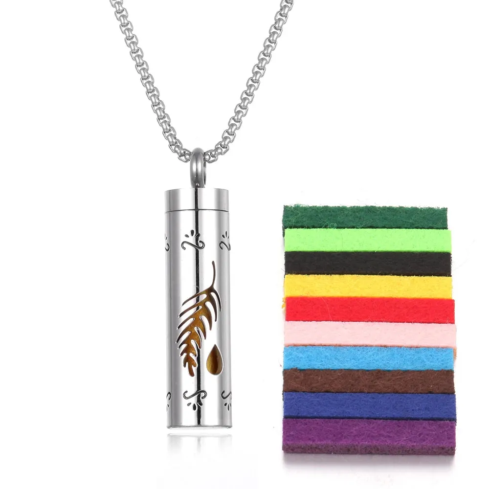 Geometric Aromatherapy Necklace