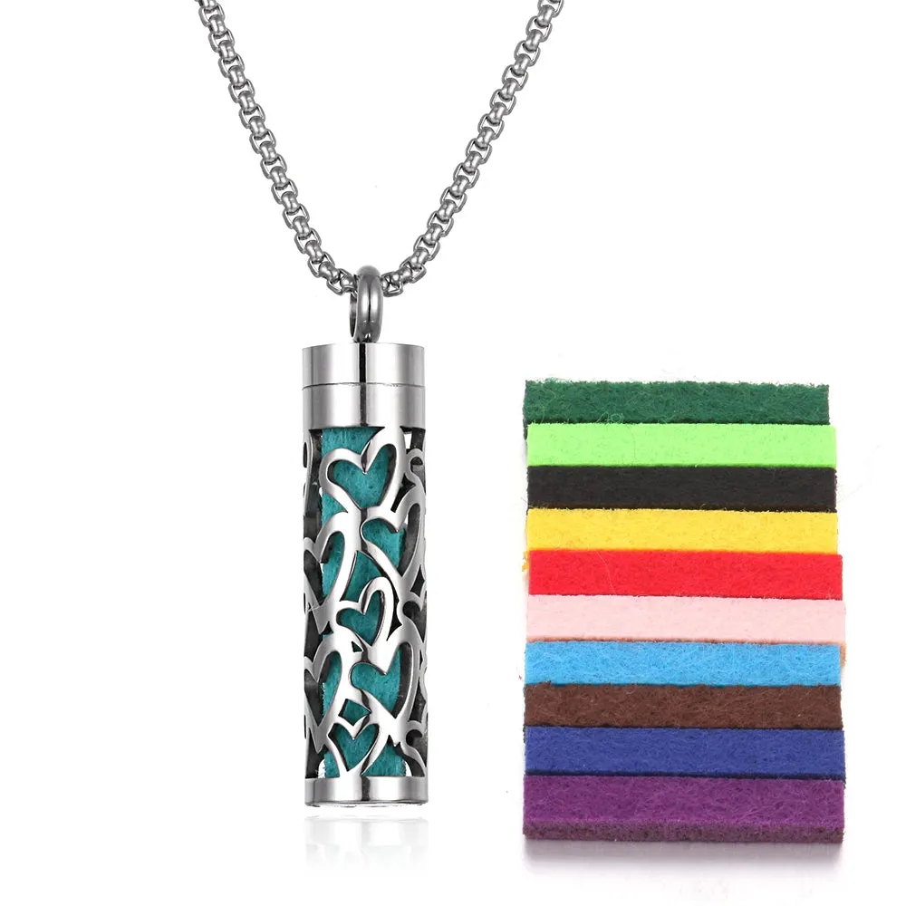Geometric Aromatherapy Necklace